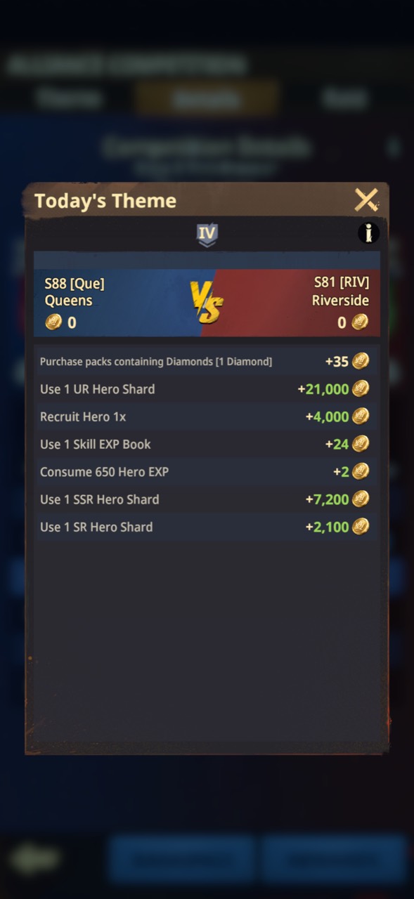 Mission Readiness Hero Upgrade theme with Recruit Card and Hero EXP objectives